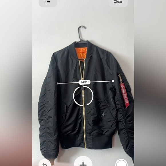 This Alpha Industries MA-1 Flight Jacket Bomber Jacket - Picture 8 of 9